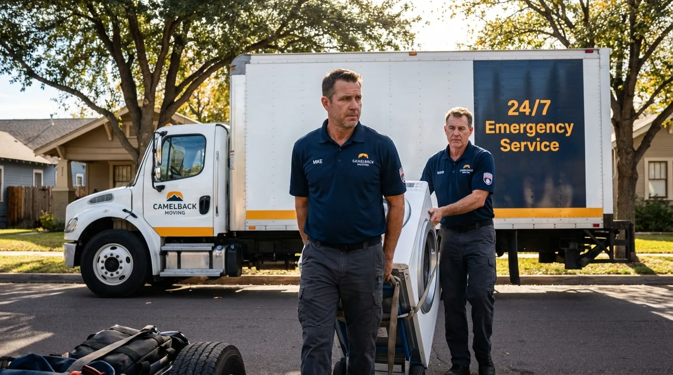 CamelBack Moving crew loading furniture in Charlestown, IN